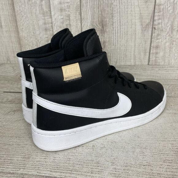 MENS Nike COURT ROYALE 2 MID Size 12 Basketball Sneakers Black White CQ9179-001 main image 5